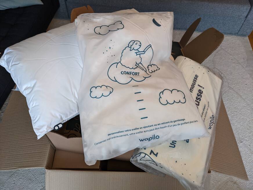 oreiller wopilo plus livraison